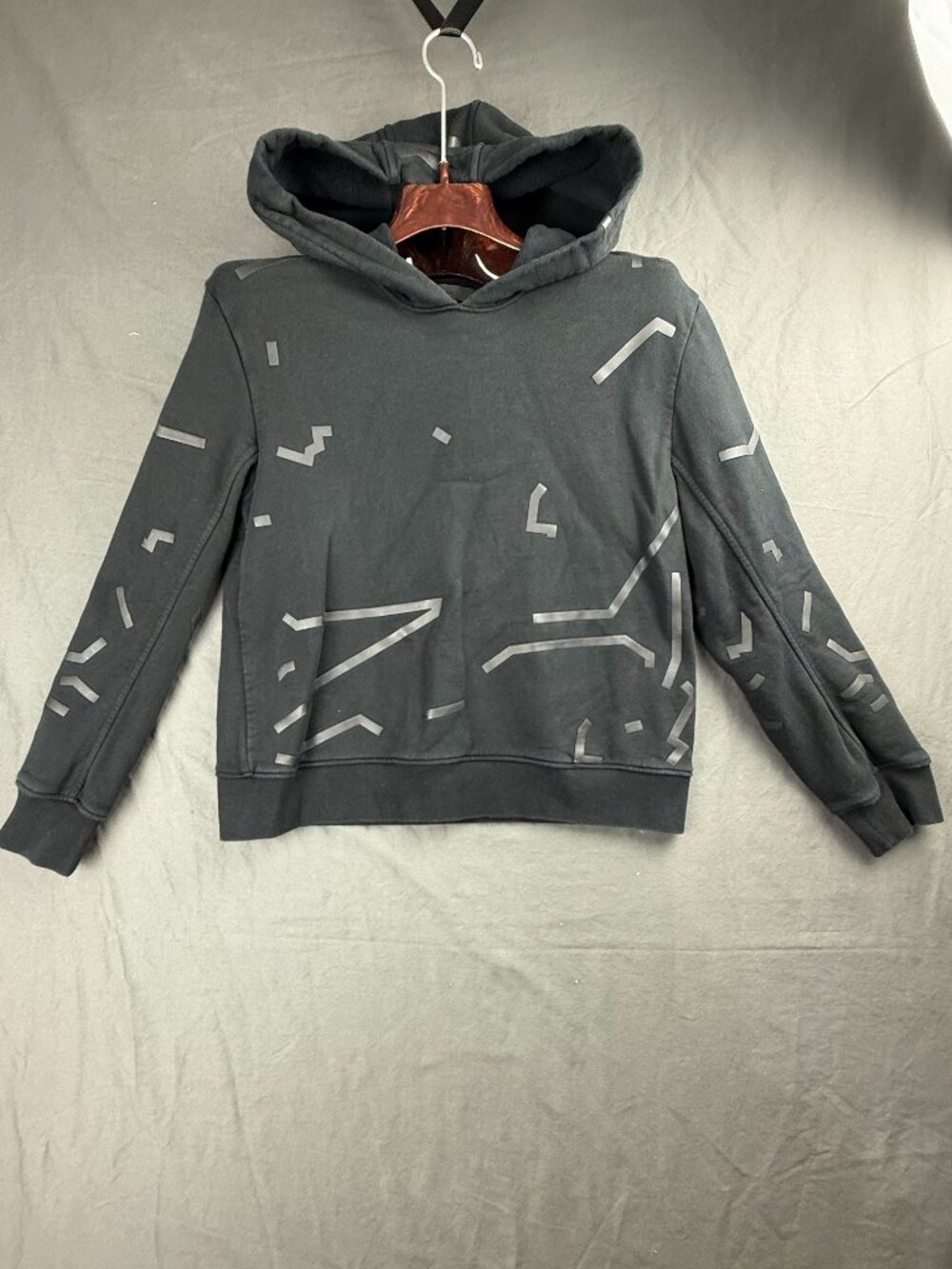 Alexander Wang Black Hoodie T by Alexander Wang